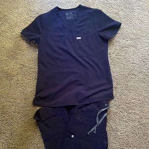 FIGS Catarina/Kade Set Navy Blue Small/Small Petite